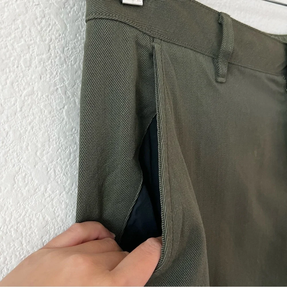Icebreaker Berlin Merino Wool Blend Chino Pants Estate Green 32 - Picture 4 of 16